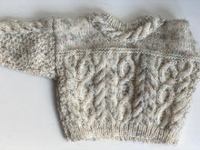 Load image into Gallery viewer, 0-6 months - Little Aran Jumper and Hat

