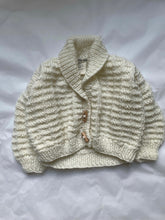 Load image into Gallery viewer, 0-6 months - Cream duffle knit
