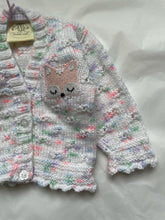 Load image into Gallery viewer, 0-3 months - Coloured fleck “Fox” cardigan
