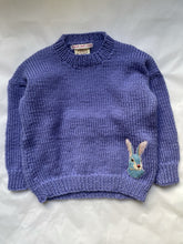 Load image into Gallery viewer, 2-3 years - Purple &#39;Mountain Hare&#39; jumper
