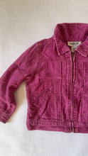 Load image into Gallery viewer, 3-4 years - OshKosh pink denim cord jacket
