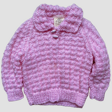 Load image into Gallery viewer, 12-18 months - Pink collared jumper
