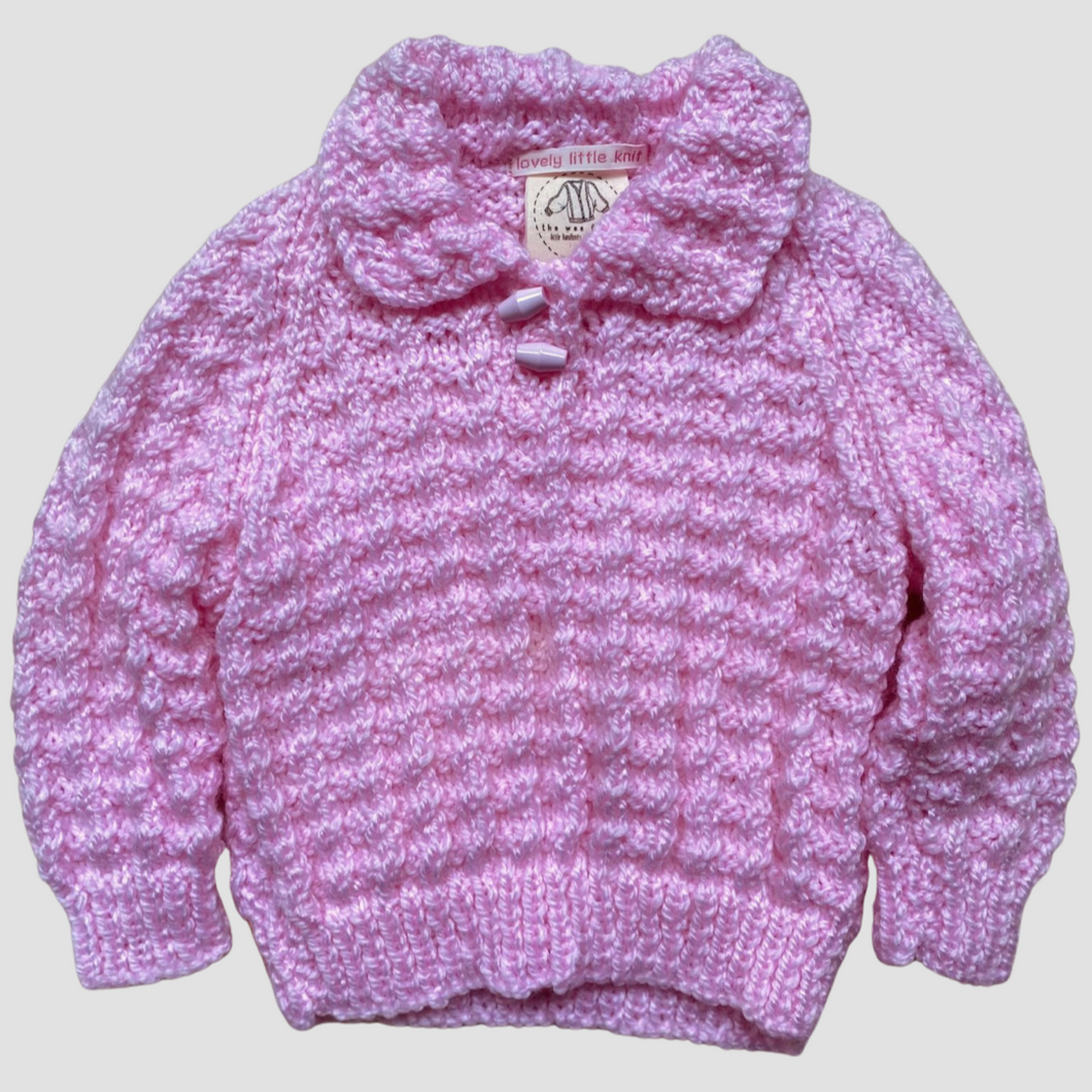 12-18 months - Pink collared jumper