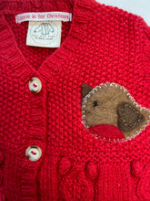 Load image into Gallery viewer, 06-12 months - Red Robin cardigan
