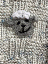 Load image into Gallery viewer, 0-6 months - Grey fleck “Lamb” cardigan
