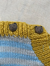 Load image into Gallery viewer, 2-3 years - Blue and mustard jumper
