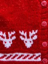 Load image into Gallery viewer, 06-12 months - Reindeer glitter cardigan

