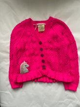 Load image into Gallery viewer, 2-3 year - Pink “Unicorn” cardigan
