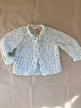 Load image into Gallery viewer, 0-6 months - White fleck cardigan
