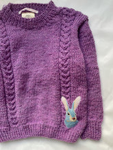 Load image into Gallery viewer, 2-3 years - Purple ‘Mountain Hare’ jumper
