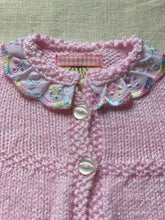 Load image into Gallery viewer, 0-6 months - Pink swing frilly cardigan
