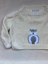 Load image into Gallery viewer, 06-12 months - Cream Owl jumper
