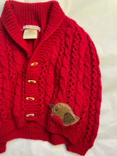 Load image into Gallery viewer, 2-3 years - Slouchy Red Robin cardigan

