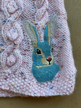 Load image into Gallery viewer, 1-2 years - Pink fleck swing “Mountain Hare” cardigan
