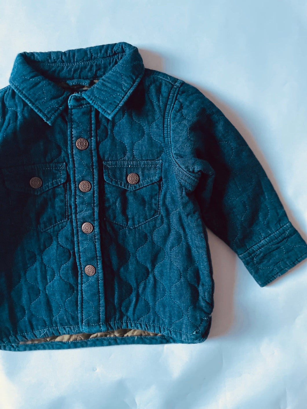 1.5-2 years - Quilted denim jacket
