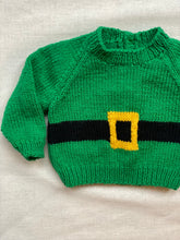 Load image into Gallery viewer, 0-6 months - Elf jumper and hat
