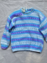 Load image into Gallery viewer, 4-5 years - Blue and purple striped jumper
