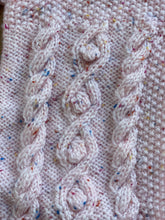 Load image into Gallery viewer, 1-2 years - Pink fleck swing “Mountain Hare” cardigan

