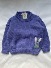 Load image into Gallery viewer, 1-2 years - Purple &#39;Mountain Hare&#39; jumper
