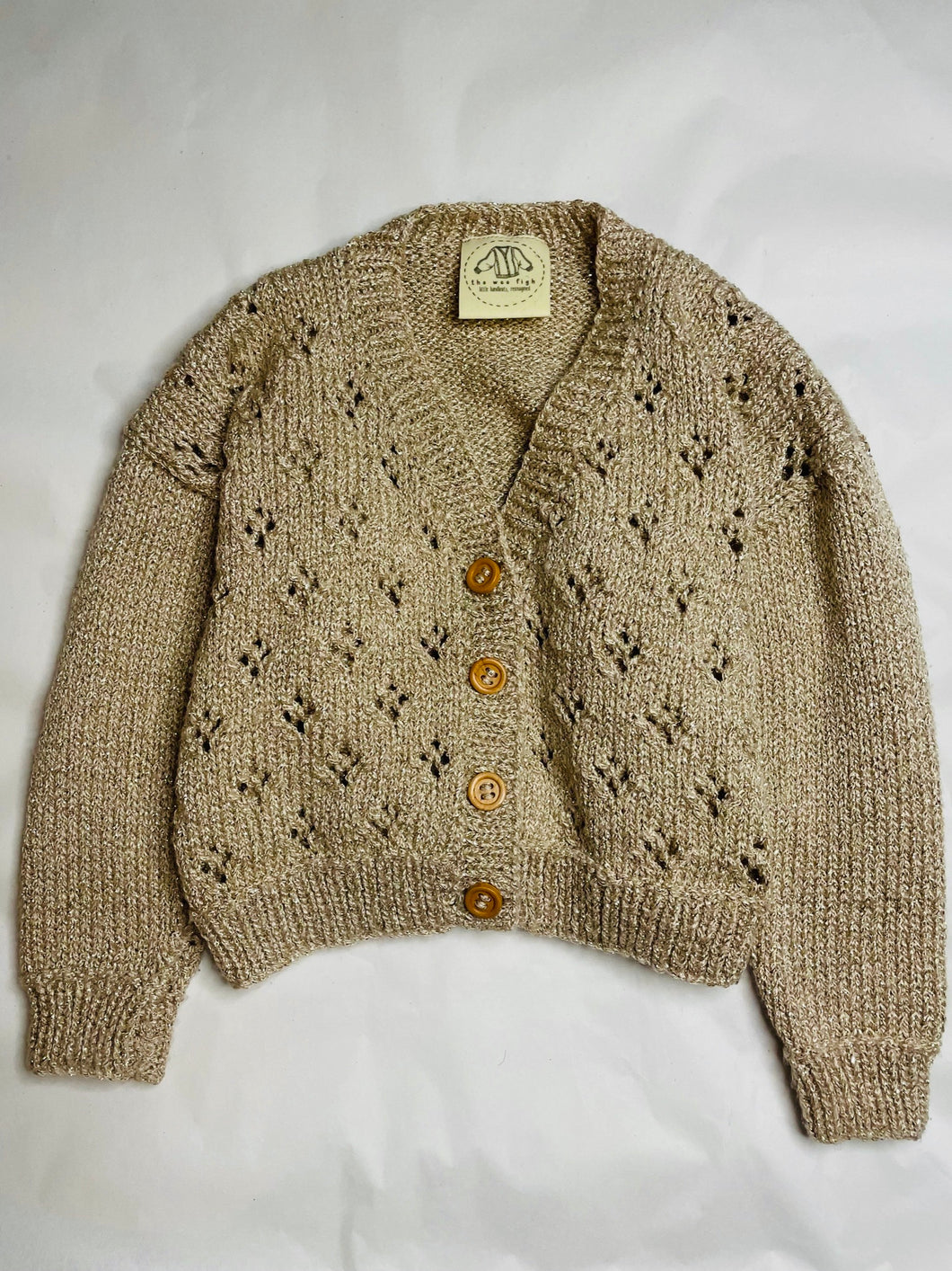 06-12 months - Gold sparkly cardigan