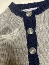 Load image into Gallery viewer, 0-6 months - Grey Seal cardigan with hat
