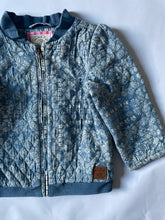 Load image into Gallery viewer, 1.5-2 years - Quilted printed denim jacket
