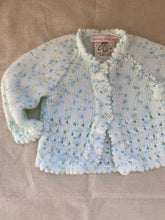 Load image into Gallery viewer, 0-6 months - White fleck cardigan
