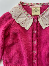 Load image into Gallery viewer, 06-12 months - Pink frilly cardigan
