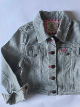 Load image into Gallery viewer, 4-5 years - Crew striped denim jacket
