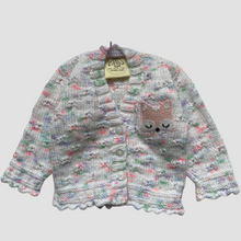 Load image into Gallery viewer, 0-3 months - Coloured fleck “Fox” cardigan
