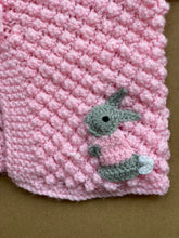 Load image into Gallery viewer, 0-6 months - Pink popcorn “Bunny” cardigan
