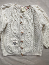 Load image into Gallery viewer, 5-6 years - Slouchy Aran duffle cardigan
